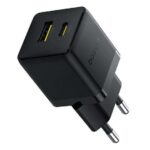 BASEUS PALM ΦΟΡΤΙΣΤΗΣ ΓΡΗΓΟΡΗΣ ΦΟΡΤΙΣΗΣ, 2 ΘΥΡΕΣ, 30W, ΜΑΥΡΟΣ