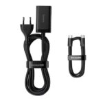 BASEUS GAN 3 PRO ΦΟΡΤΙΣΤΗΣ ΓΡΗΓΟΡΗΣ ΦΟΡΤΙΣΗΣ, 4 ΘΥΡΕΣ, 65W, ΜΑΥΡΟΣ - Image 3