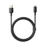 BASEUS SILKY SERIES, ΚΑΛΩΔΙΟ ΓΡΗΓΟΡΗΣ ΦΟΡΤΙΣΗΣ, TYPE-C, 1m, 100W, ΜΑΥΡΟ