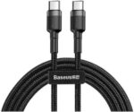BASEUS CAFULE, ΚΑΛΩΔΙΟ ΓΡΗΓΟΡΗΣ ΦΟΡΤΙΣΗΣ, TYPE-C ΣΕ TYPE-C, 2m, 100W, ΜΑΥΡΟ