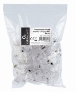 ΑΚΡΟΔΕΚΤΗΣ CABLEXPERT 8P8C RJ45 LAN, UTP CAT5e, PASS THROUG ΣΑΚΟΥΛΑΚΙ 100 ΤΕΜΑΧΙΩΝ - Image 2