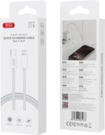 XO NB-Q260C, ΚΑΛΩΔΙΟ ΦΟΡΤΙΣΗΣ, TYPE-C ΣΕ LIGHTNING, 27W, 3M, ΛΕΥΚΟ - Image 2