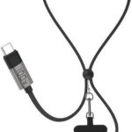 HOCO U145, ΚΑΛΩΔΙΟ ΦΟΡΤΙΣΗΣ TYPE-C ΣΕ TYPE-C, ΛΕΜΟΥ, 100W, 1.4M, ΜΑΥΡΟ
