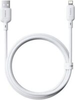 BASEUS SILKY SERIES, ΚΑΛΩΔΙΟ ΓΡΗΓΟΡΗΣ ΦΟΡΤΙΣΗΣ, LIGHTNING, 2,4A, 2m, ΛΕΥΚΟ - Image 3