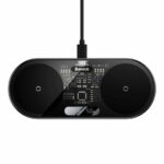 BASEUS DIGITAL LED DISPLAY, ΑΣΥΡΜΑΤΟΣ ΦΟΡΤΙΣΤΗΣ, 2 ΣΕ 1, 20W, ΜΑΥΡΟ