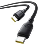 BASEUS SLIKY SERIES, ΚΑΛΩΔΙΟ ΓΡΗΓΟΡΗΣ ΦΟΡΤΙΣΗΣ, TYPE-C ΣΕ TYPE-C, 100W, 2m, ΜΑΥΡΟ - Image 2