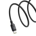 BASEUS SLIKY SERIES, ΚΑΛΩΔΙΟ ΓΡΗΓΟΡΗΣ ΦΟΡΤΙΣΗΣ, TYPE-C ΣΕ TYPE-C, 100W, 2m, ΜΑΥΡΟ - Image 3