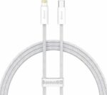 BASEUS DYNAMIC SERIES, ΚΑΛΩΔΙΟ ΓΡΗΓΟΡΗΣ ΦΟΡΤΙΣΗΣ, TYPE-C ΣΕ LIGHTNING, 20W, 1m, ΛΕΥΚΟ