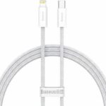 BASEUS DYNAMIC SERIES, ΚΑΛΩΔΙΟ ΓΡΗΓΟΡΗΣ ΦΟΡΤΙΣΗΣ, TYPE-C ΣΕ LIGHTNING, 20W, 1m, ΛΕΥΚΟ