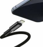 BASEUS HIGH DENSITY, ΚΑΛΩΔΙΟ ΓΡΗΓΟΡΗΣ ΦΟΡΤΙΣΗΣ, TYPE-C ΣΕ LIGHTNING, 20W, 1m, ΜΑΥΡΟ - Image 2