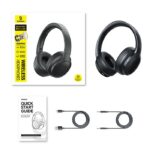 BASEUS BASS BH1 LITE, ΑΣΥΡΜΑΤΑ HEADPHONES, ΜΑΥΡΑ - Image 2