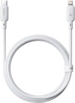 BASEUS SILKY SERIES, ΚΑΛΩΔΙΟ ΓΡΗΓΟΡΗΣ ΦΟΡΤΙΣΗΣ TYPE-C ΣΕ LIGHTNING, 20W, 2m, ΛΕΥΚΟ - Image 2
