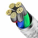 BASEUS DYNAMIC BRAIDED, ΚΑΛΩΔΙΟ ΓΡΗΓΟΡΗΣ ΦΟΡΤΙΣΗΣ, TYPE-C ΣΕ LIGHTNING, 20W, 2m, ΛΕΥΚΟ - Image 3