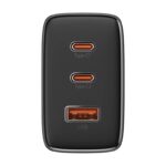 BASEUS CUBE PRO, ΦΟΡΤΙΣΤΗΣ ΓΡΗΓΟΡΗΣ ΦΟΡΤΙΣΗΣ, 3 ΘΥΡΕΣ, 65W, ΜΑΥΡΟ - Image 3