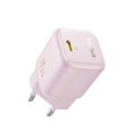 BASEUS PICOGO GAN, ΦΟΡΤΙΣΤΗΣ ΓΡΗΓΟΡΗΣ ΦΟΡΤΙΣΗΣ, ΘΥΡA TYPE-C, 45W, ΡΟΖ