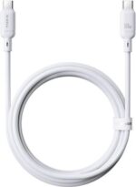 BASEUS SILKY SERIES, ΚΑΛΩΔΙΟ ΓΡΗΓΟΡΗΣ ΦΟΡΤΙΣΗΣ, TYPE-C ΣΕ TYPE-C, 100W, 2m, ΛΕΥΚΟ