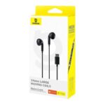 BASEUS ENCOK CZ17, ΕΝΣΥΡΜΑΤΑ ΑΚΟΥΣΤΙΚΑ, SEMI IN EAR, ΜΑΥΡΑ - Image 4