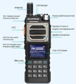Φορητός πομποδέκτης UHF/VHF - UV25 - Baofeng - 402253 - Army Yellow - Image 8