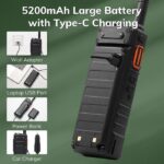Φορητός πομποδέκτης UHF/VHF - UV25 - Baofeng - 402253 - Army Yellow - Image 5