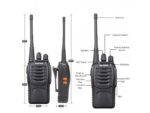 Φορητός πομποδέκτης - UHF/VHF - 5W - BF-888S - Baofeng - 408885 - Image 3