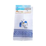 Πετσέτα ποτηρόπανο Souvenir με κέντημα - Σετ 12pcs - Greece - 416303