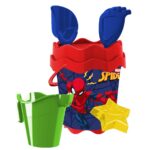 Κουβαδάκι Spiderman ø17cm με Ποτιστήρι σετ=6 τεμ Spiderman 25634 - 1 τεμ.