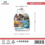 Πορτοφόλι Souvenir μπρελόκ mini - Σετ 10pcs - PVC - Chalkidiki - 7*9*4.5cm - 871781 - Image 2