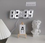 Ψηφιακό ρολόι - Ξυπνητήρι - 6609 - 466097 - White - Image 3