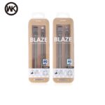 WK BLAZE LIGHTNING ΚΑΛΩΔΙΟ ΦΟΡΤΙΣΗΣ & DATA 1m, SILVER - Image 2