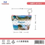 Πορτοφόλι Souvenir μπρελόκ mini - Σετ 10pcs - PVC - Thassos - 11*7*4cm - 871813 - Image 2