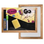 Πίνακας Κιμωλίας-Μαρκαδόρου σετ=4τεμ 30x20cm JustNote 703451 - 1 τεμ.
