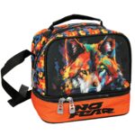 Ισοθερμικό Τσαντάκι Φαγητού no Fear Colored Wolf 21x20x15cm 5lt Gim 348-47220 - 1 τεμ.