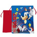 Τσάντα Πουγκί Sonic 27x22cm Sonic 17707-2411 - 1 τεμ.