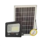 Αδιάβροχος Ηλιακός Προβολέας LED 500W IP66 με πάνελ, Τηλεχειρισμό και Χρονοδιακόπτη 