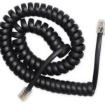 CABLEXPERT ΤΗΛΕΦΩΝΙΚΟ ΚΑΛΩΔΙΟ SPIRAL 2m, BLACK