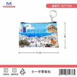 Πορτοφόλι Souvenir μπρελόκ - Σετ 10pcs - PVC - Greece - 11*7cm - 871736 - Image 2