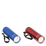 Φακός COB-LED Μπαταρίας Αλουμίνιο 8.5cm Σε 4 Χρώματα - 1 τεμ. - Image 4