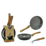 Τηγάνι Woodline 20/24cm Με Σπάτουλα Σετ 2Τμχ - 1 τεμ.