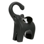 Sculpture Elephant Ceramic Black 2 Assorted 9X6X17Cm 9X6X17Cm - 1 τεμ. - Image 6