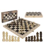 Παιχνίδι Επιτραπέζιο Σκάκι Ξύλο 34x34cm - 1 τεμ.