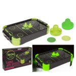 Παιχνίδι Επιτραπέζιο Air Hockey Φοσφωριζέ Πλαστικό 9.5x31x8.7cm - 1 τεμ.