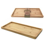 Δίσκος Σερβιρίσματος Φυσικό Μπαμπού 37x17x1.5cm - 1 τεμ.