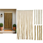 Κουρτίνα Πόρτας Βαμβάκι 120x230cm Σε 2 Χρώματα - 1 τεμ.