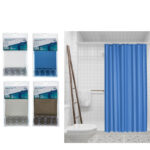 Κουρτίνα Μπάνιου PVC 240x200cm Σε 4 Σχέδια - 1 τεμ.