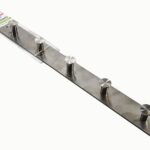 Κρεμάστρα Τοίχου 5 Θέσεων Inox Μέταλλο 48x4.5x5cm - 1 τεμ.
