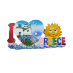 Tουριστικό μαγνητάκι Souvenir - Σετ 12pcs - Resin Magnet - Greece - 678022