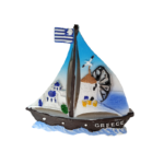 Tουριστικό μαγνητάκι Souvenir - Σετ 12pcs - Resin Magnet - Greece - 678027
