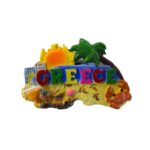 Tουριστικό μαγνητάκι Souvenir - Σετ 12pcs - Resin Magnet - Greece - 678056