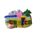 Tουριστικό μαγνητάκι Souvenir - Σετ 12pcs - Resin Magnet - Greece - 678064