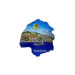 Tουριστικό μαγνητάκι Souvenir - Σετ 12pcs - Resin Magnet - Thassos - 678126